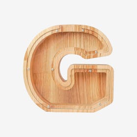 Letter G Piggy Bank / Money Box