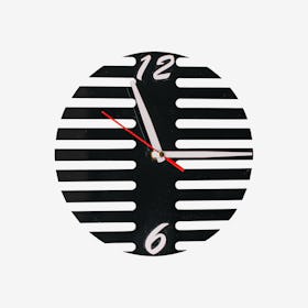 Wall Clock - Black - Acrylic