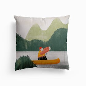 Fisherman Canvas Cushion