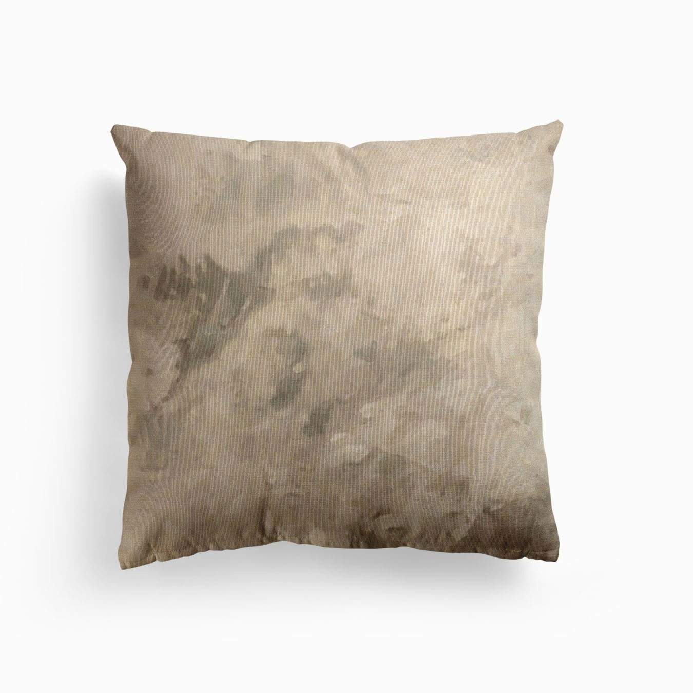 Buff Sandstone Canvas Cushion by Alpenglow Workshop
