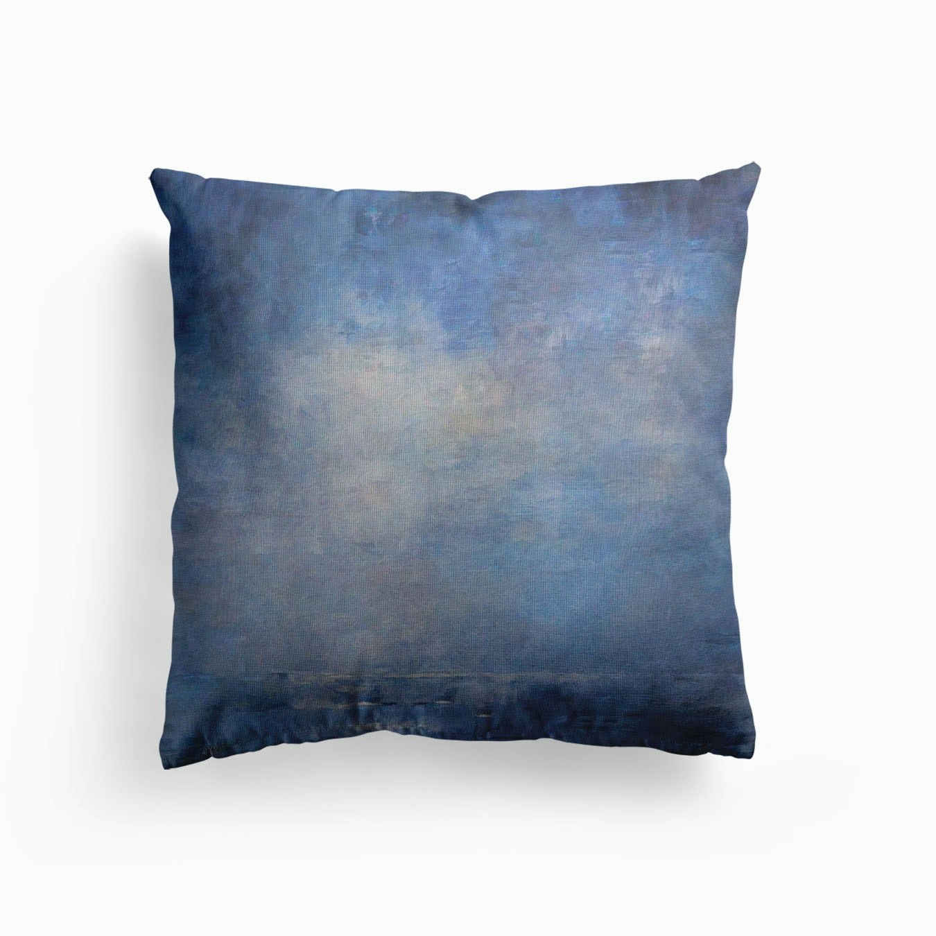 Foggy Cove Canvas Cushion by Alpenglow Workshop