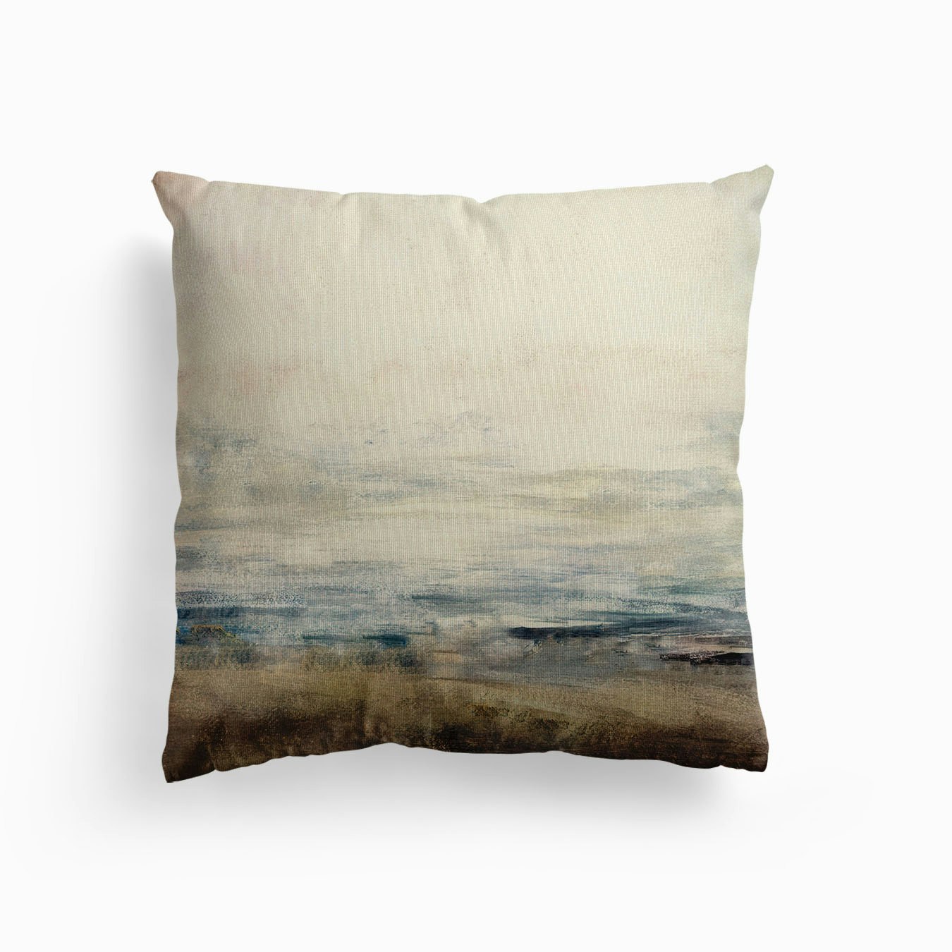 Distant Mountains Canvas Cushion by Alpenglow Workshop