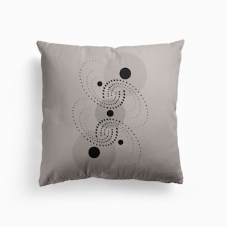 Between Holding On And Letting Go Canvas Cushion