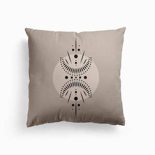 Half Moon Canvas Cushion