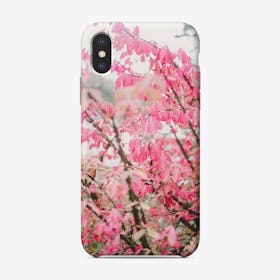 Pink Fall Tree Phone Case