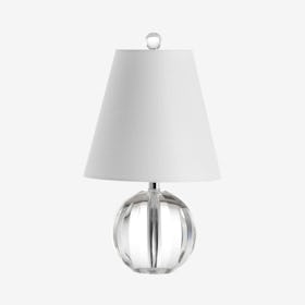 Goddard LED Table Lamp - Clear - Crystal Ball / Metal