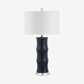 Tiki LED Table Lamp - Navy - Ceramic