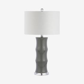 Tiki LED Table Lamp - Grey - Ceramic