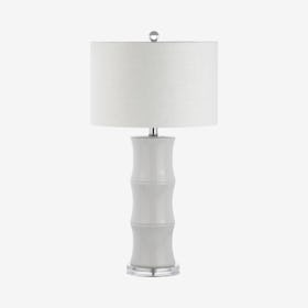 Tiki LED Table Lamp - White - Ceramic