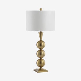Mackenzie LED Table Lamp - Brass Gold - Metal