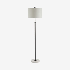 June Adjustable LED Floor Lamp - Oil Rubbed Bronze - Metal / Marble