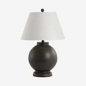 Sophie LED Table Lamp - Dark Grey - Resin
