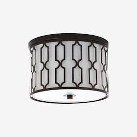 Link LED Flush Mount Lamp - Oil Rubbed Bronze - Metal