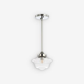 Kurtz Adjustable Drop LED Pendant Lamp - Chrome - Metal / Glass