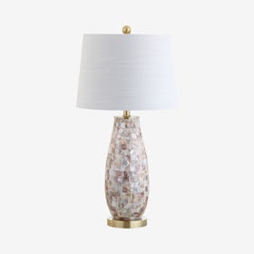 Jocelyn LED Table Lamp - Natural - Seashell