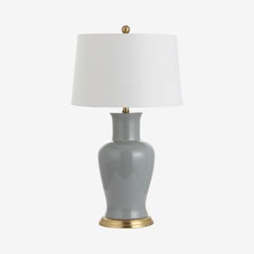 Julian LED Table Lamp - Grey - Ceramic