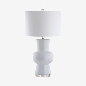 Julia LED Table Lamp - White - Ceramic