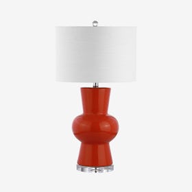 Julia LED Table Lamp - Coral - Ceramic