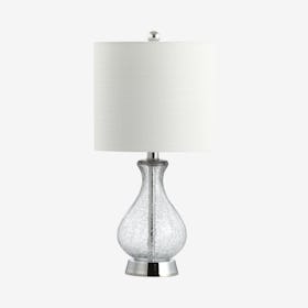 Playa LED Table Lamp - Chrome - Metal / Bubble Glass