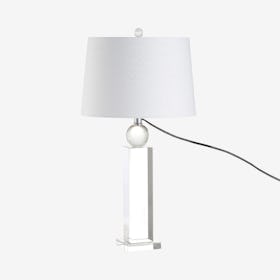 Charlotte LED Table Lamp - Clear - Crystal