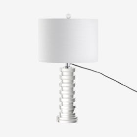 Sasha LED Table Lamp - Clear - Crystal