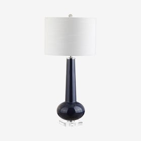 Hope LED Table Lamp - Navy - Glass / Crystal