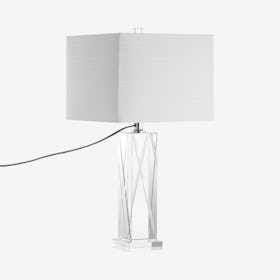 Sullivan LED Table Lamp - Clear - Crystal