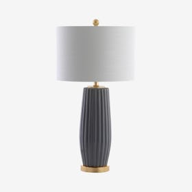 Roman LED Table Lamp - Grey - Ceramic / Metal