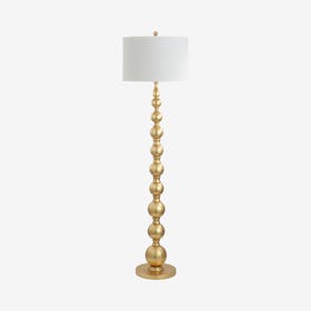 Adriana LED Floor Lamp - Gold - Metal