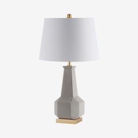 Ariel LED Table Lamp - Grey - Cement