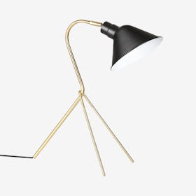 Mae LED Task Lamp - Brass Gold - Metal