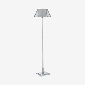 Roxy LED Floor Lamp - Chrome - Metal