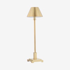 Roxy LED Table Lamp - Brushed Brass - Resin / Metal