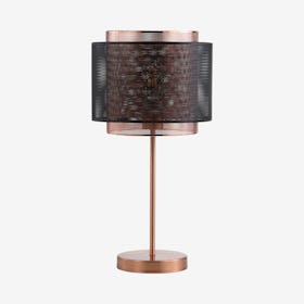 Tribeca LED Table Lamp - Copper / Black - Metal