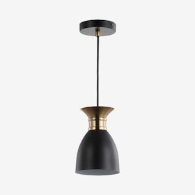Edison LED Pendant Lamp - Black / Brass Gold - Metal