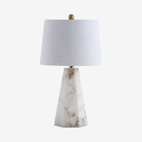 Xio LED Table Lamp - White - Alabaster