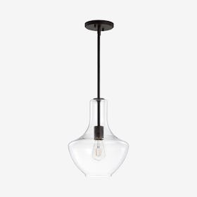 Watts LED Pendant Lamp - Oil Rubbed Bronze / Clear - Glass / Metal