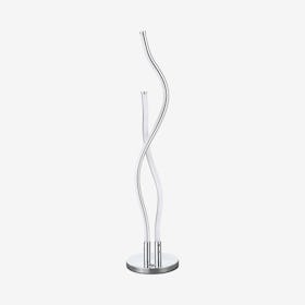 Cairo LED Integrated Table Lamp - Chrome - Metal