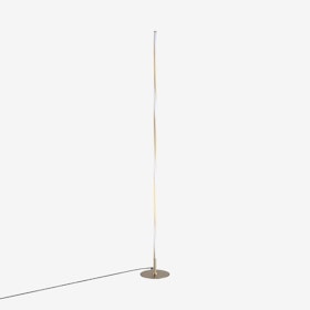 Pilar LED Integrated Floor Lamp - Gold - Metal