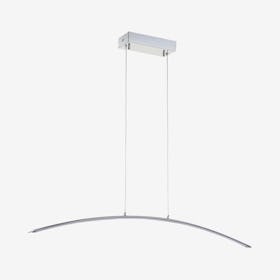 Roxanna Dimmable Adjustable Integrated LED Linear Pendant Lamp - Chrome - Metal