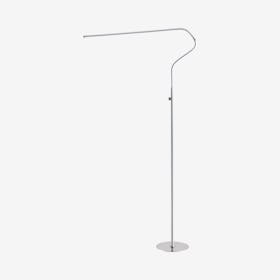 Julian Integrated LED Floor Lamp - Chrome - Metal