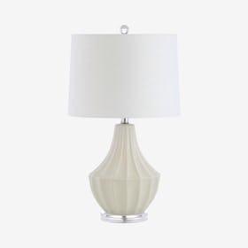 Tate LED Table Lamp - Cream - Ceramic