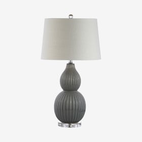 Thatcher LED Table Lamp - Grey - Ceramic