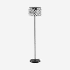 Elizabeth LED Floor Lamp - Bronze / Clear - Crystal / Metal
