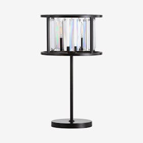 Bevin LED Table Lamp - Oil Rubbed Bronze - Metal / Crystal