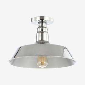 Cassidy LED Semi-Flush Mount Lamp - Chrome - Metal
