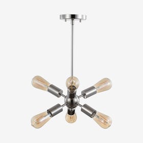 Jobs Sputnik LED Pendant Lamp - Nickel - Metal