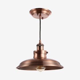 Bedford Adjustable Industrial Rustic LED Pendant Lamp - Copper - Iron