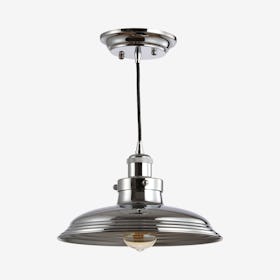 Felix Adjustable Industrial LED Pendant Lamp - Chrome - Metal