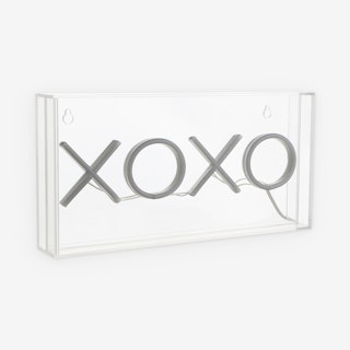 Xoxo Contemporary Glam USB Operated LED Neon Lamp - Pink